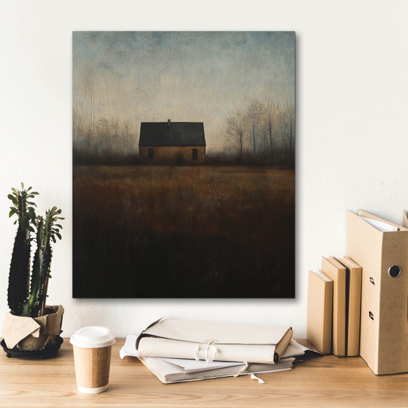 «Abandone House» par Svetlana Aleynikova, art mural sur toile, H 24 po x l 20 po