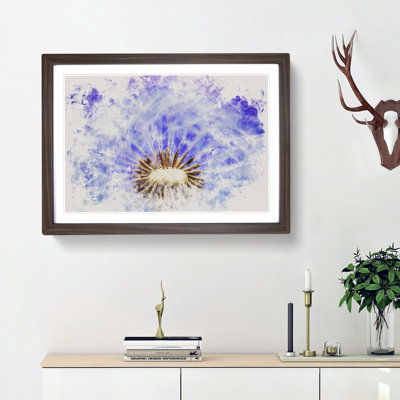 Swirling Dandelion Seeds - Picture Frame Graphic Art Print