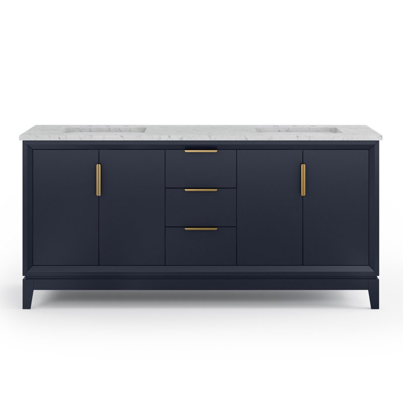 Elizabeth 72'' W Double Vanity, Monarch Blue