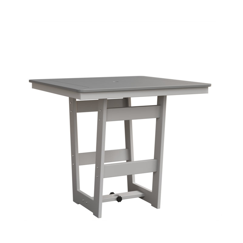 Table de bar carrée 40 po Berlin, Brouillard, H 38,87 po x l 40 po x P 40 po