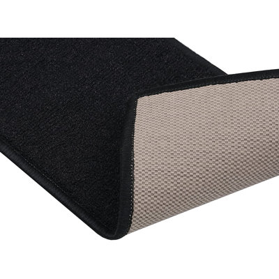 Tapis d'escalier noir