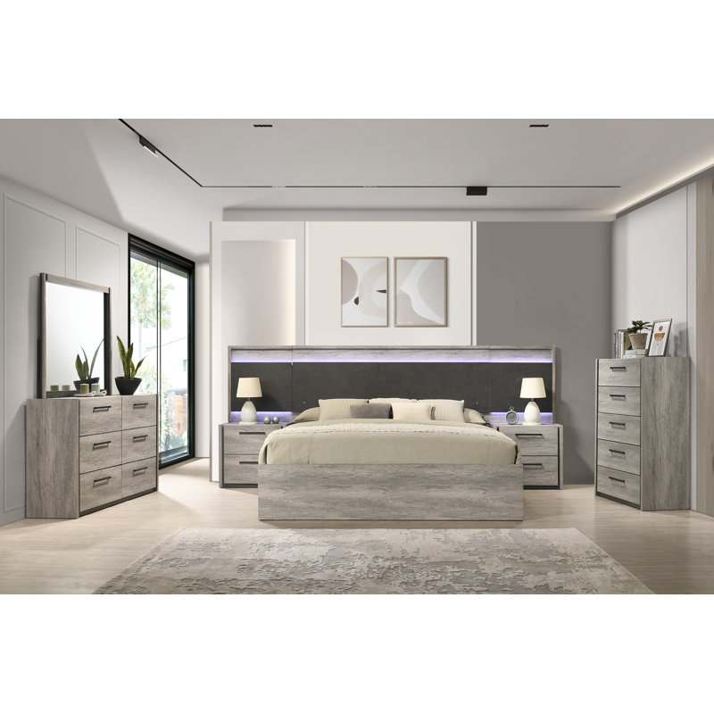 Khadidra Piece Bedroom Set, Queen