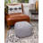 Upholstered Cotton Ottoman