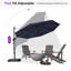 Parasol en porte-à-faux 132 po bleu marine sans base-86854401