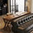 Walnut Rectangular Solid Wood desks-108224952