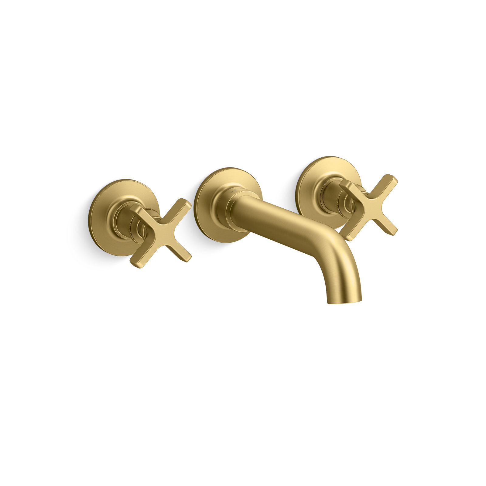 Castia by Studio McGee Wall-Mount Bath Faucet Trim, Moderne Brass