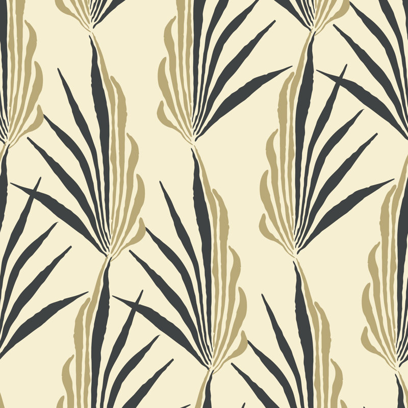 Papier peint Areca Palm - Pale Sun