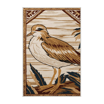  Tapis hawaïen lavable Pacific Golden Plover