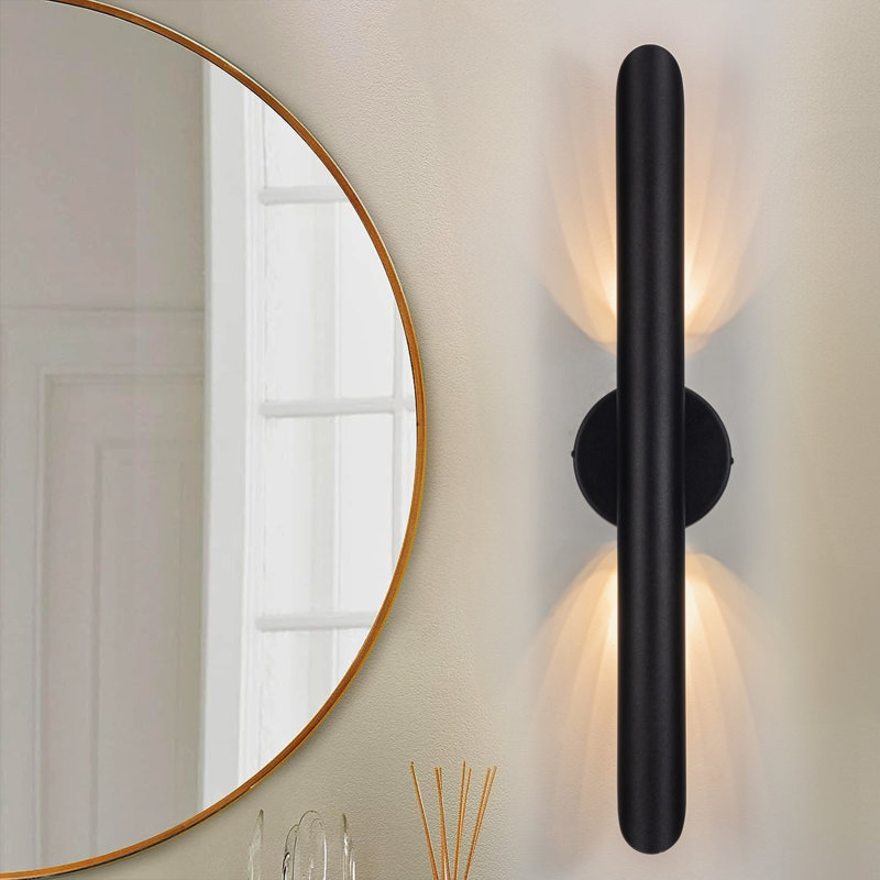 Coco 2 Light Dimmable LED Vanity Light, Matte Black