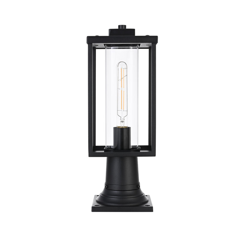 Mickle 6 Inch Outdoor Post Light in Black