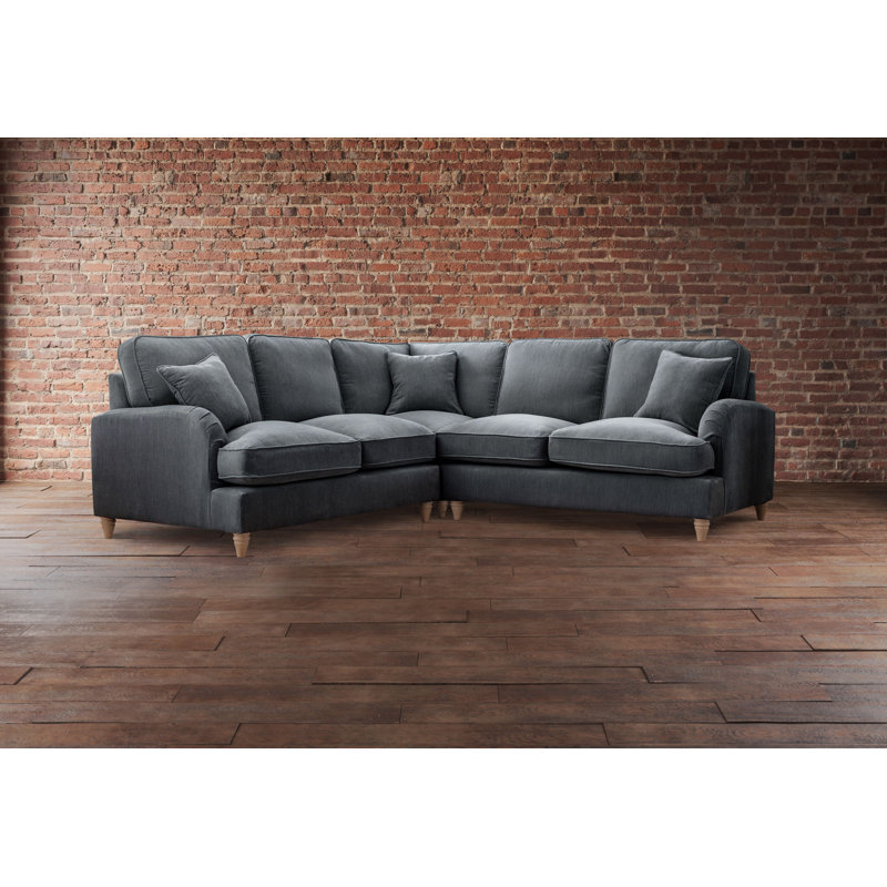 Galilee Corner Sofa, Charcoal