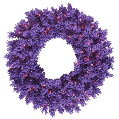 Couronne de Noël artificielle colorée en sapin