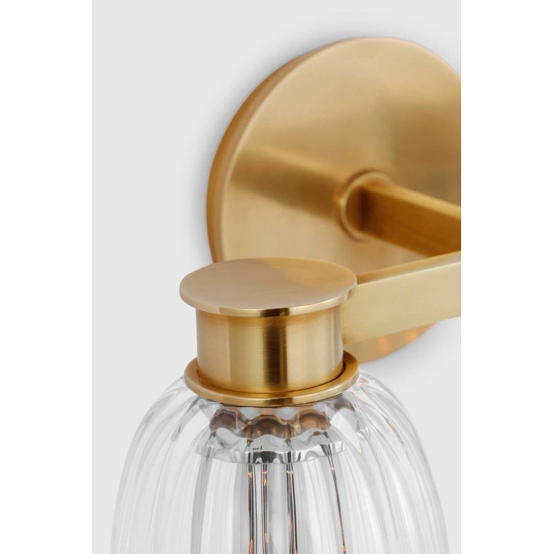 Asalea 2 - Light Vanity Light, Antique Burnished Brass