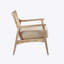 Fauteuil d'appoint, dossier canné (siège d'appoint)