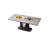 Rickesh Rectangular with Stainless Steel Base Dining Table-706997770
