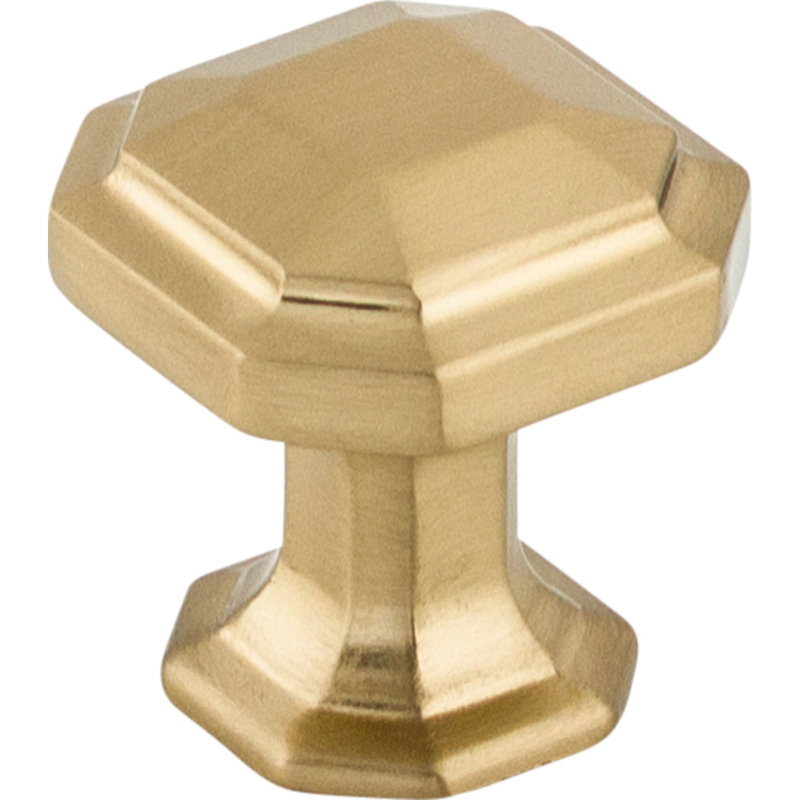 Emerald 1 1/8" Diameter Round Knob, Honey Bronze