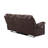Bruni Brown Console Reclining Loveseat, manual Recline Function