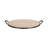 Round Natural Travertine Serving Tray