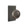 Privacy Rope Knob with Rectangular Rose