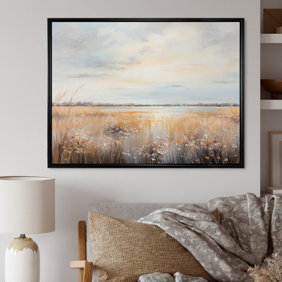 «Prairies Charm liquide Art Majestic Grasslands III», reproduction sur toile