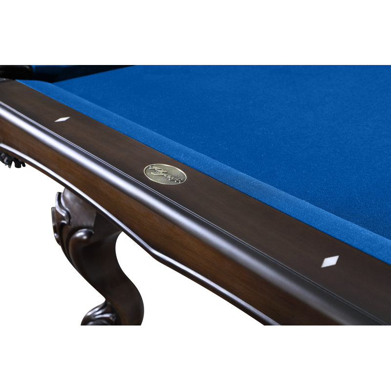 Wheaton Slate Pool Table with Professional Installation Included, Yes, Euro Blue