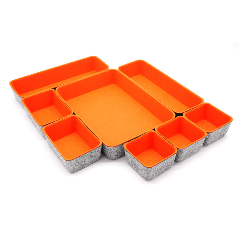 Ensemble de rangement H 1,8 po x l 7,9 po x P 10,8 po Geneseo, Orange