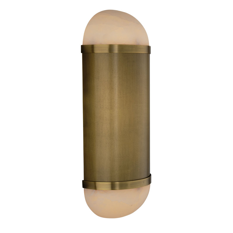 Remedy Alabaster 2-Light Wall Sconce