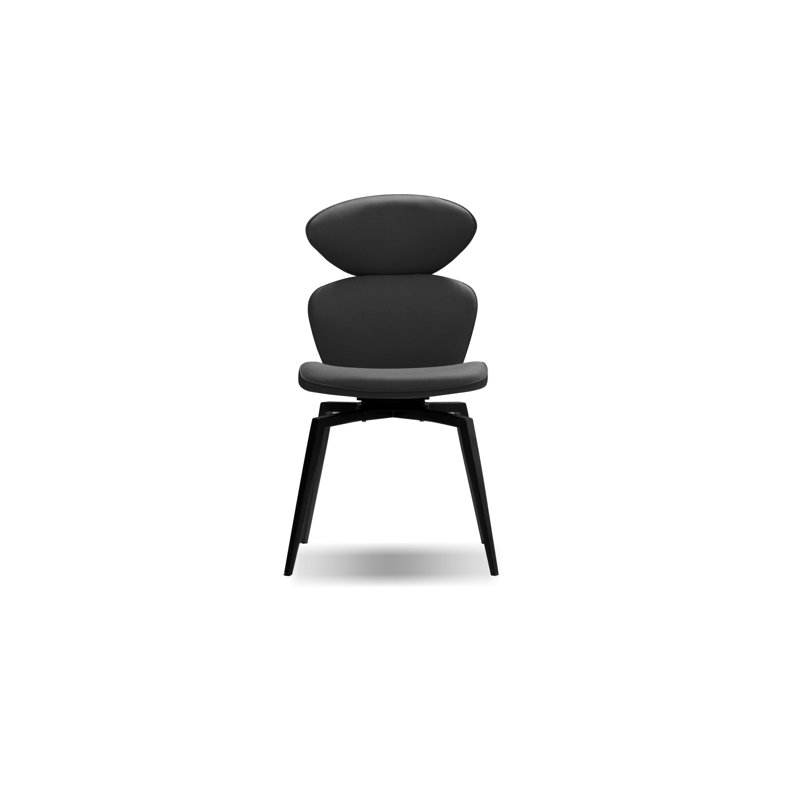 Ensemble de 2 chaises de salle à manger Antler, Noir