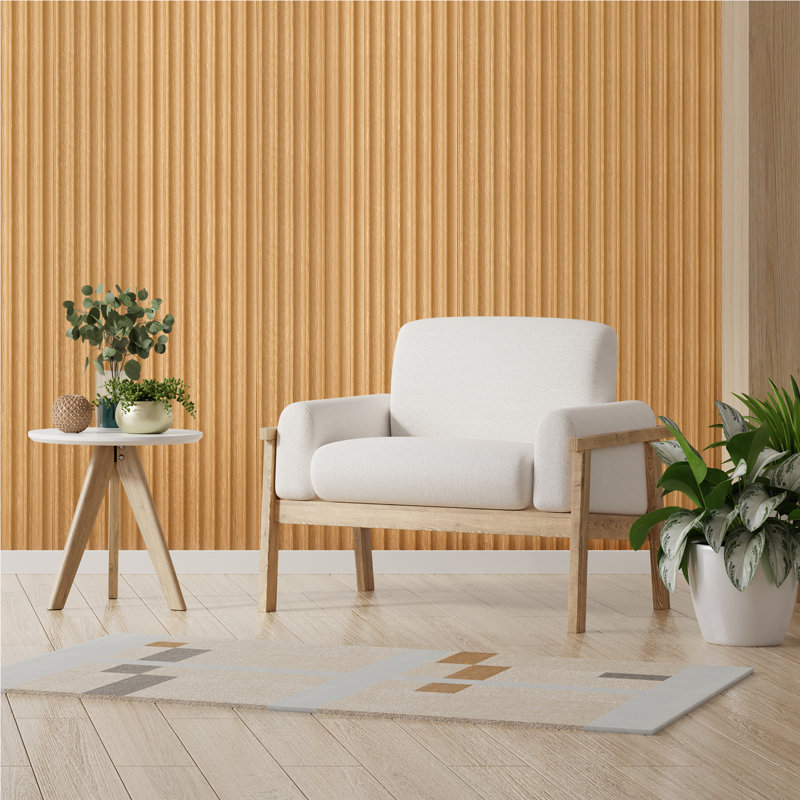 6.3" x 11.8"  3D Wall Panel in Brown 24 pack