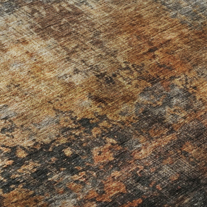 Premium Machine Washable Goulven AMF1210 Abstract Rug, Rectangle 10 pi x 14 pi