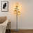 72'' Boho Style Tree-Shaped Rattan Floor Lamp