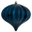 5.7" White Matte Onion Ornament UV, 3 Per Bag-767946294