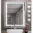 Asyana Sparkling Rectangular LED Mirror with Adjustable Light Temp & Smart Memory-1874274174