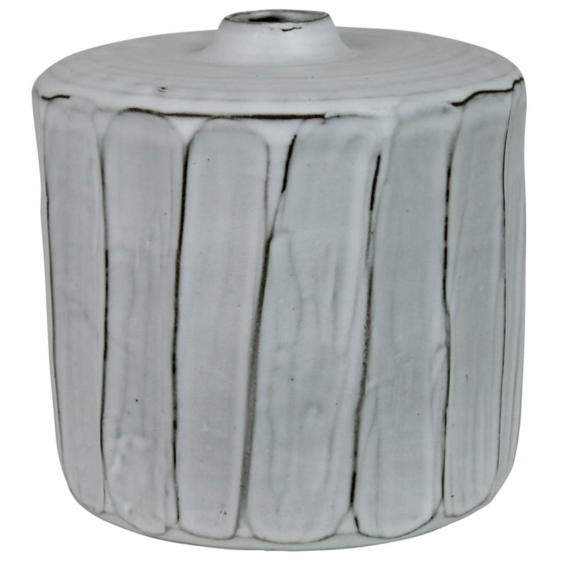 Vase de plancher en céramique Adamariz, H 6,5 po x l 6 po x P 6 po