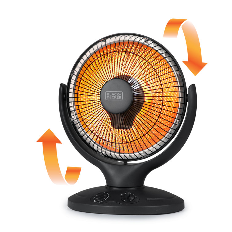 Black+decker Digital Turbo 2-in-1 Heater and Fan Black