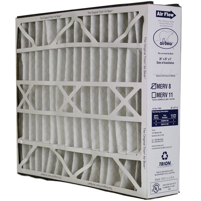 Trion Air Filter for Air Purifier, 20" H x 25" W x 5" D