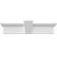 Traverses Endurathane Craftsman avec garniture inférieure avec trapèze plat-30773976