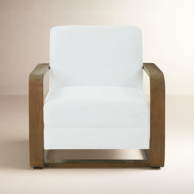 Moni Wood Frame Accent Chair