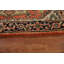 Tapis de couloir orange géométrique Heriz Serapi 3X8