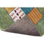 Wool Patchwork Area Rug in Green-70215404