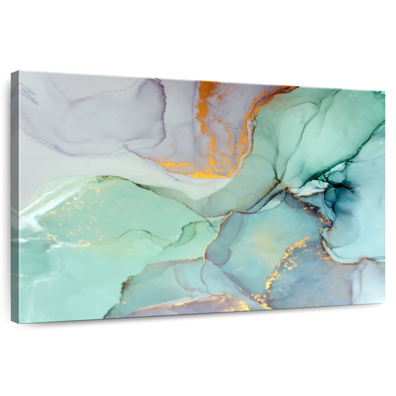 Avery Green Bronze Abstract, 16" H x 24" W