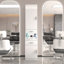  Armoire de coiffure avec 2 tiroirs Salon Station-387335577