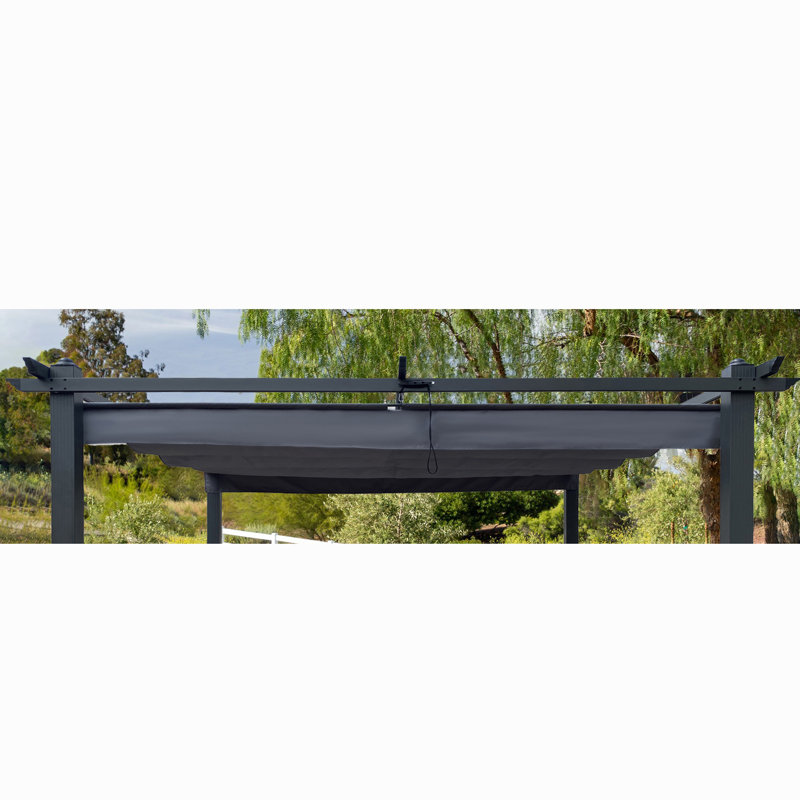 Auvent de remplacement pour pergola Universal, H 8,66 po x l 135,83 po x P 96,46 po, Gris