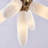 Crest 9 LT Winter Brass Pendant Kalco