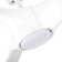 56 In.Intergrated Led Ceiling Fan With White Abs Blade