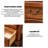 Cherry Solid Wood + Tempered Glass Display Cases