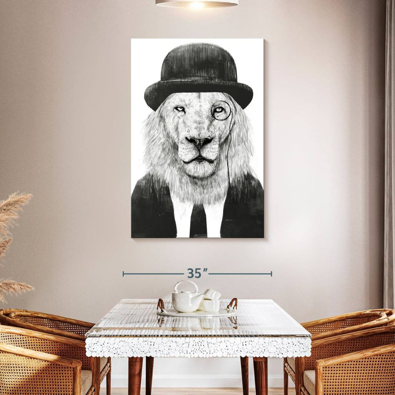Brampt Sir Lion, 48" H x 32" W