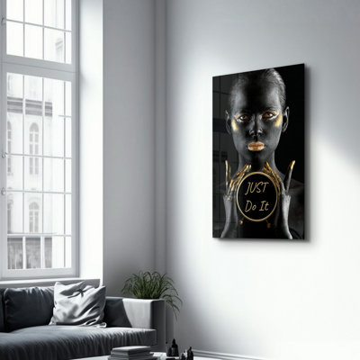 Peinture décorative en verre trempé