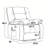 Lyquinn 35.8" Wide Contemporary Manual Reclining Vibration Massage Chair with Heating Function-1567770573