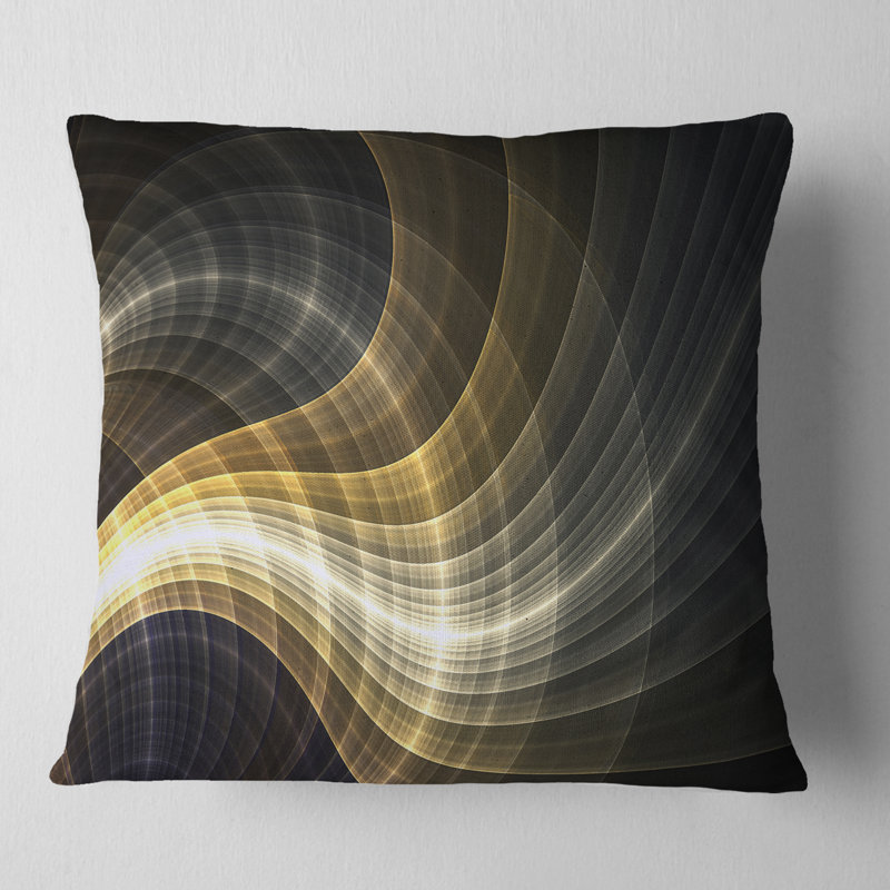  Coussin décoratif abstrait, 16 po x 1 po, Coussin décoratif